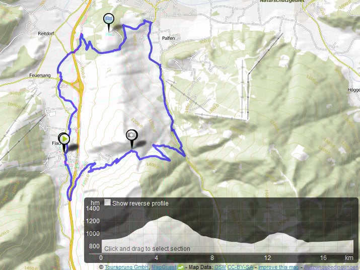 MTB-tour Sattelbauer-Winterbauer Tauernhof Flachau