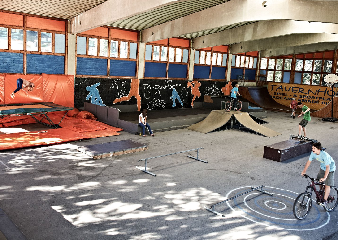 Funpark Skatepark Flachau Tauernhof hotel flachau sporthotel österreich