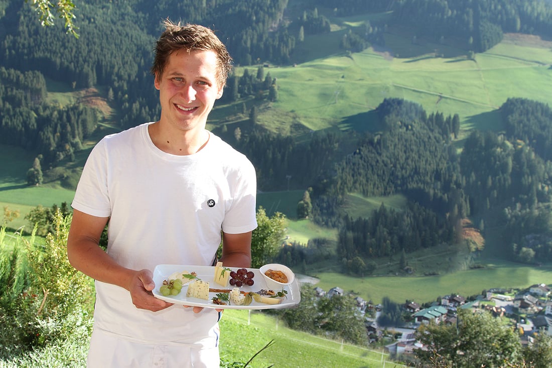 Käse bio aus dem tal käseteller