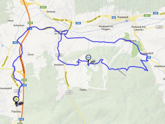 Königslehen MTB-tour Tauernhof Flachau