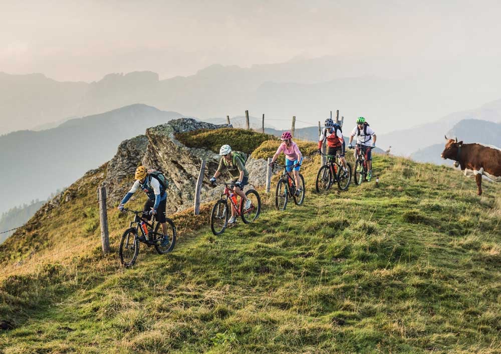 Bikeurlaub mountainbike sporthotel tauernhof Biketouren flachau österreich