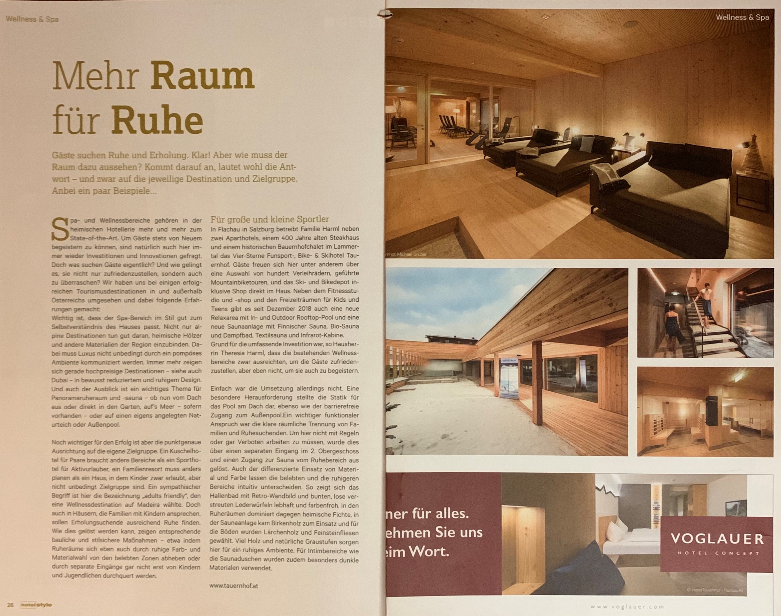 Report more relaxationrooms Tauernhof Flachau